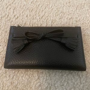 Black Kate spade bifold wallet slim